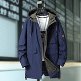 Plus Size 10XL 9XL 8XL 7XL 6XL Black Winter Jacket Men Thick Parkas Casual Jackets Windproof Warm Winter Coat Mens Hooded Fleece