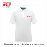 YOTEE 2020 summer 100% cotton polo shirt men high quality casual polo homme personal company group LOGO custom camisa masculina