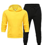 Men Brand Tracksuit Casual Hoodies and Sweatpants Set For Male Sportswear Two Piece Sets Sweatshirt + Pants Outfit Mens Clothing