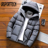 Quality Mens Parka Winter Jacket Men 2020 New Cotton Padded Puffer Jackets Men Fashion Top Zipper Up Solid Color Outerwear Coats