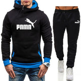 Winter Men's Tracksuit 2 Pieces Set Hoodies+Pants Sport Suits for Men Sweatshirt Zipper Hoodies Men's Clothing Sets Sportswear