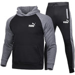 2020Autumn Winter Hot Brand Male Two Pieces Sets Thick Hoodies Tracksuit Men / Women Sportswear Gyms Fitness Training Sweatshirt