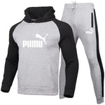 2020Autumn Winter Hot Brand Male Two Pieces Sets Thick Hoodies Tracksuit Men / Women Sportswear Gyms Fitness Training Sweatshirt