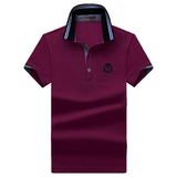 2019 New Brand Mens Polo Shirt Cotton Short Sleeve Shirt For Men Camisa Polos Homme Classic Casual Size 6XL 7XL 8XL 9XL 10XL